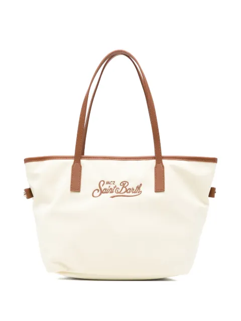MC2 Saint Barth Shopper mit Logo-Stickerei