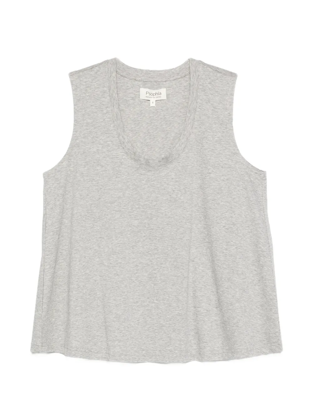 PSOPHIA scoop-neck sleeveless top - Grau