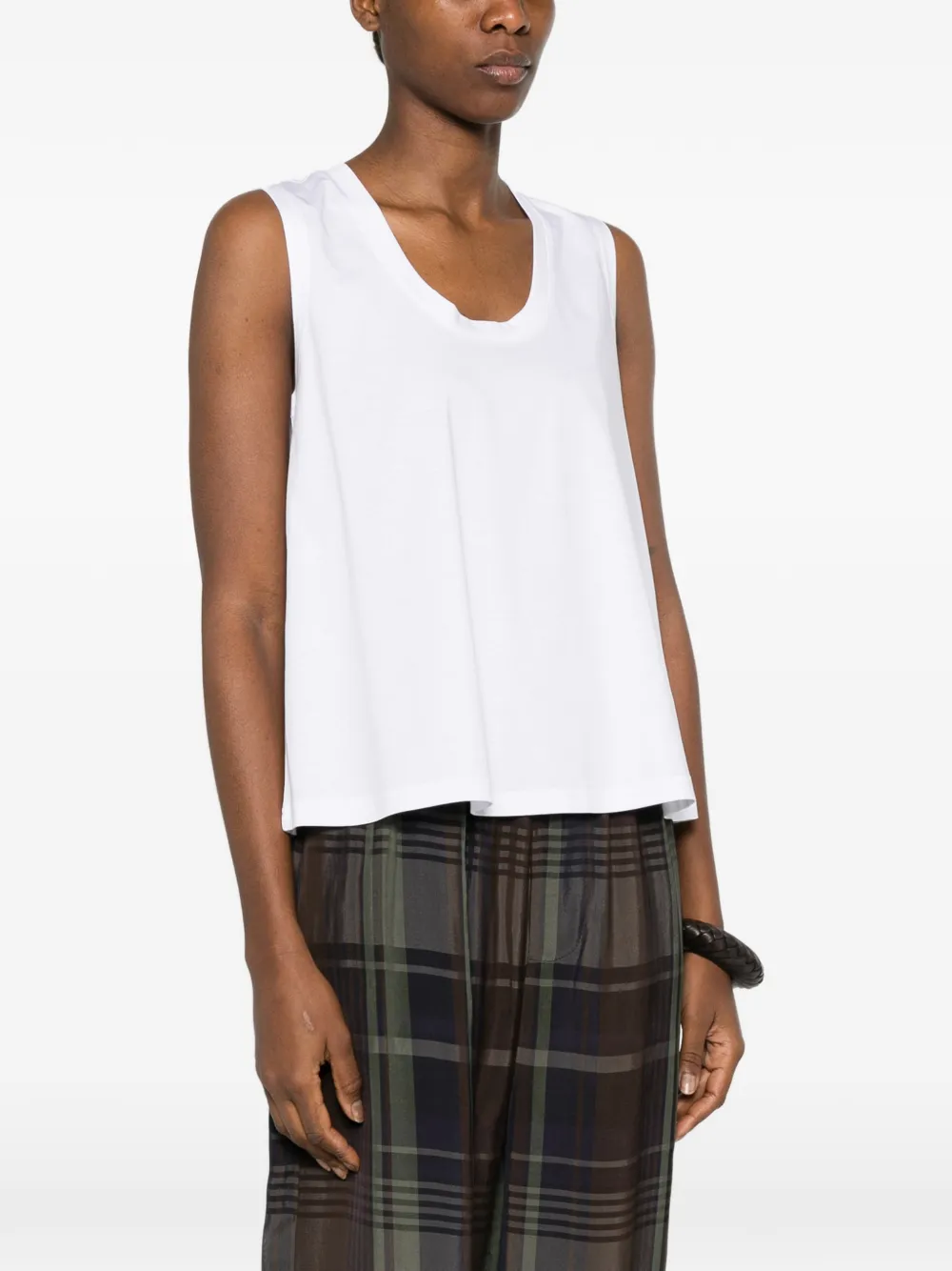  Psophia Top Sin Mangas - Blanco 