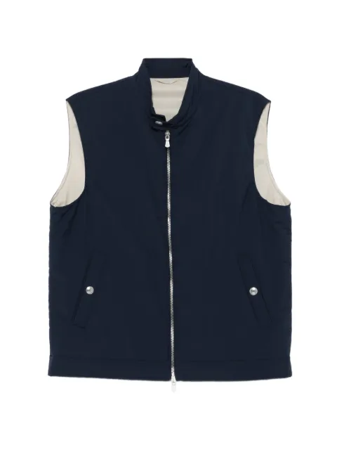 Eleventy vest med lynlås