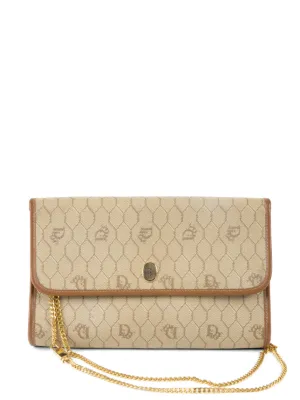 Christian Dior Pre-Owned 1980s Honeycomb Shoulder Bag | Neutrals