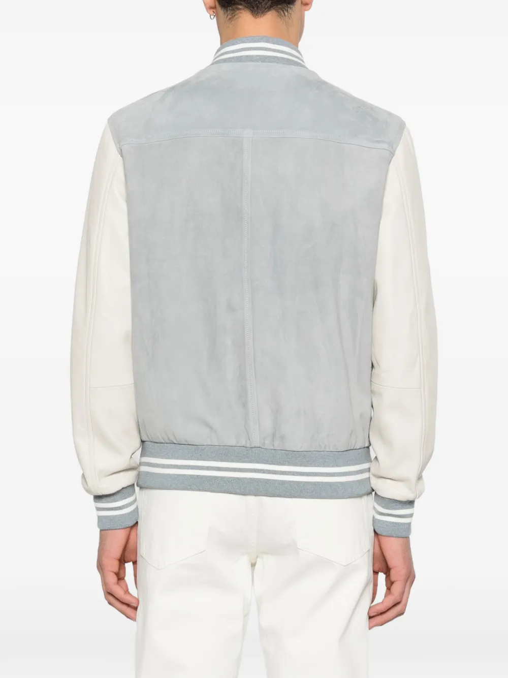 Striped-Trim Jacket