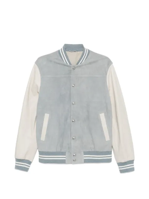 Eleventy striped-trim jacket