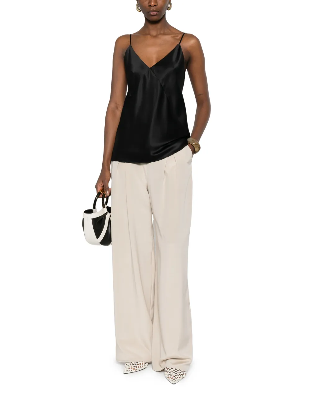 Max Mara Mxppalude geplooide broek Beige