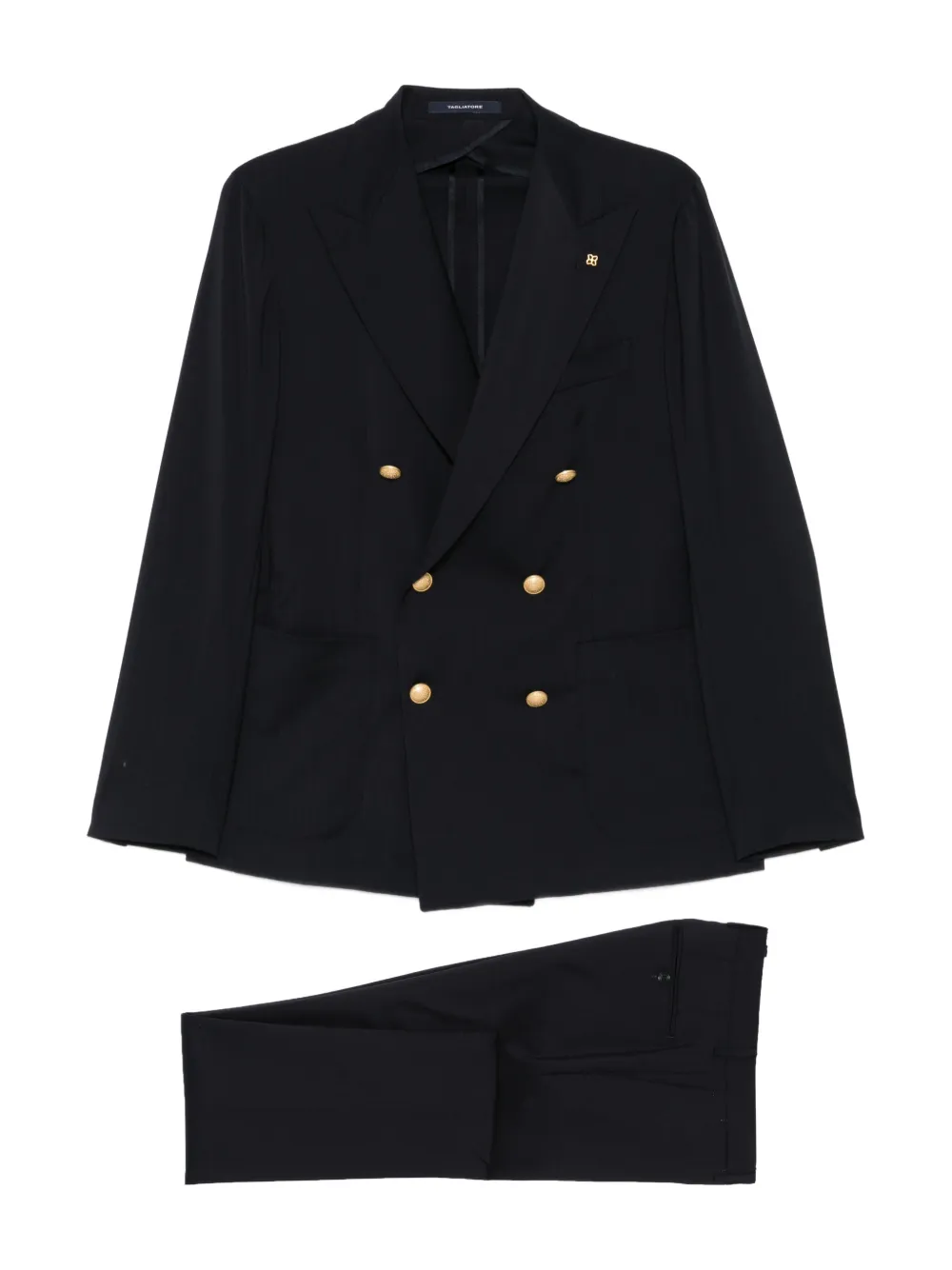 Tagliatore double-breasted buttoned suit - Blu