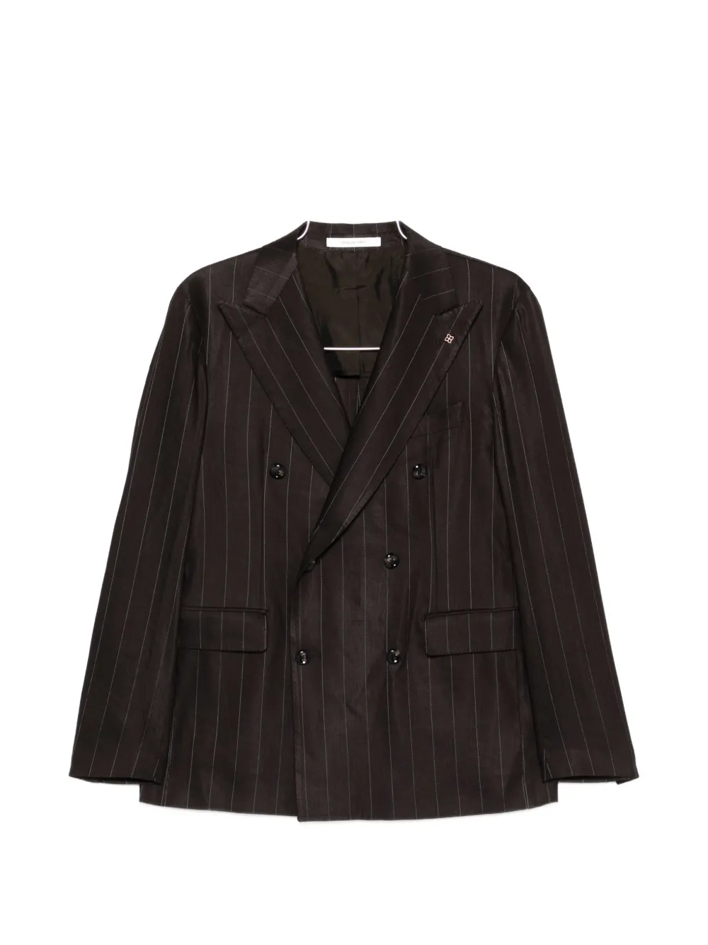 Tagliatore pinstripe double-breasted suit - Marrone