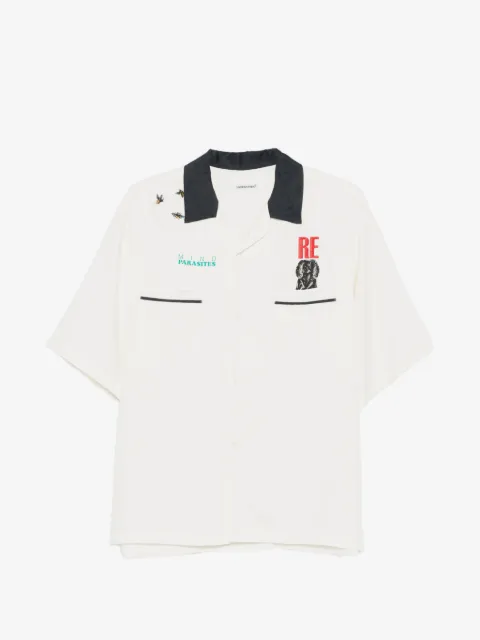 Undercover contrast-collar shirt