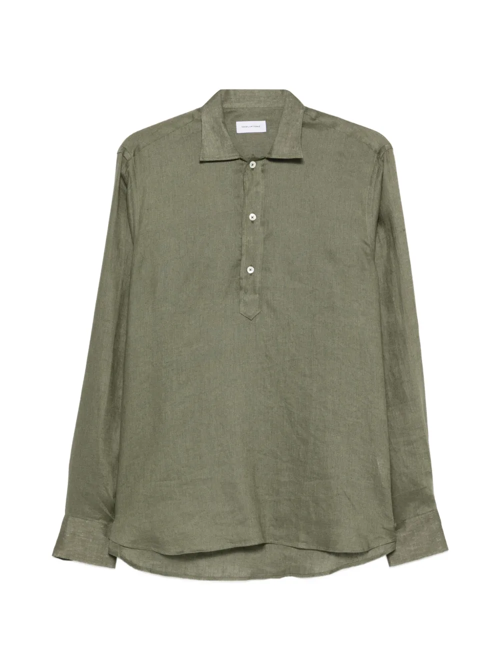 Tagliatore Dustin half-button shirt - Grün
