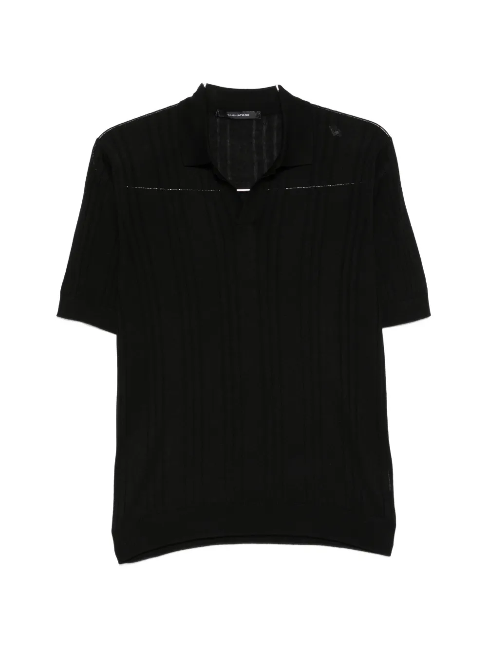 Tagliatore Darnel vertical-stripe T-shirt - Nero