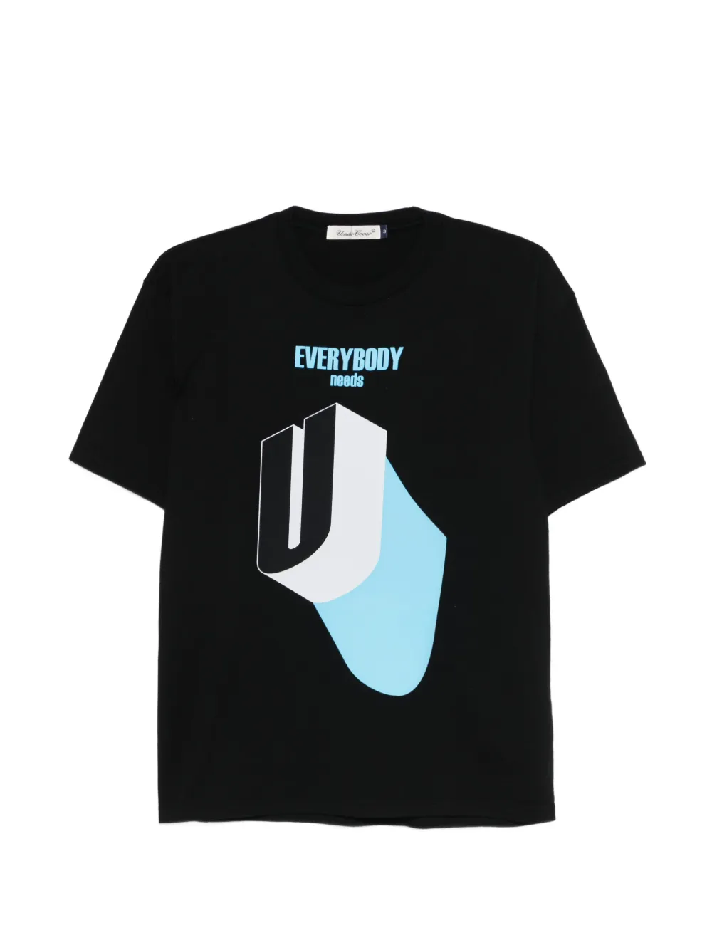 Undercover 그래픽 프린트 티셔츠 | 블랙 | Image 1