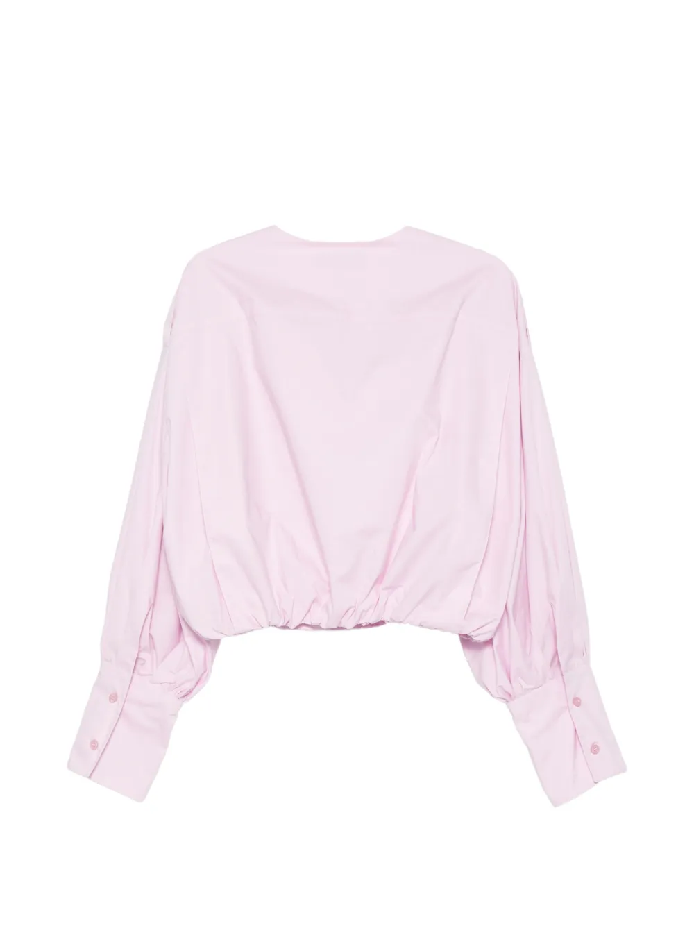  Thelatest Diana Shoulder-panelled Top - Pink 