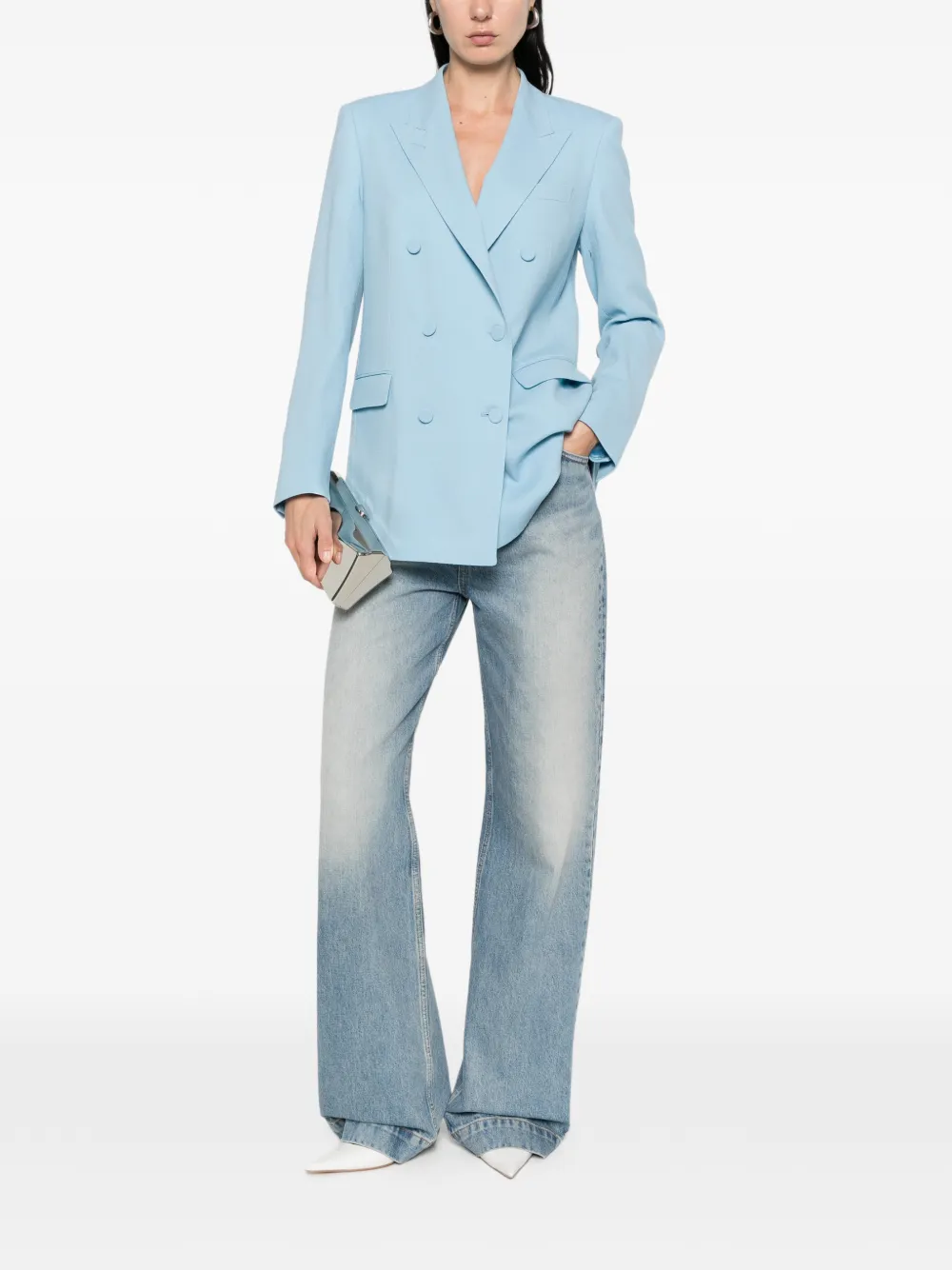 Tagliatore Blazer met dubbele rij knopen Blauw