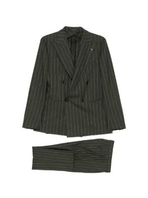 Tagliatore ウィンドウペン スーツ | グリーン | FARFETCH JP