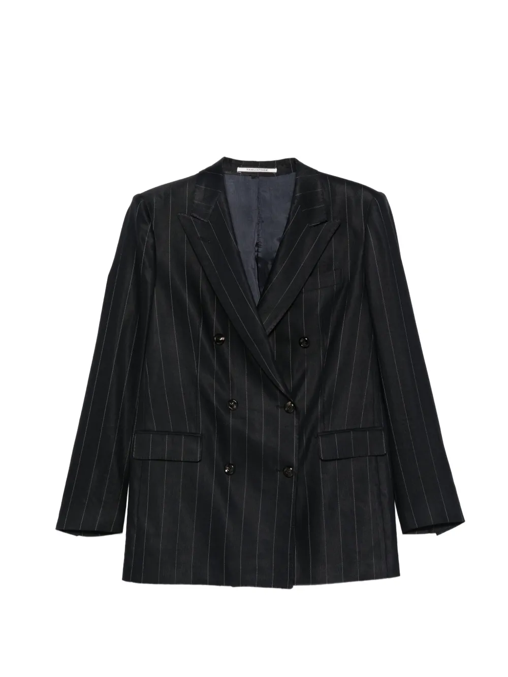 Tagliatore pinstripe double-breasted suit - Blau
