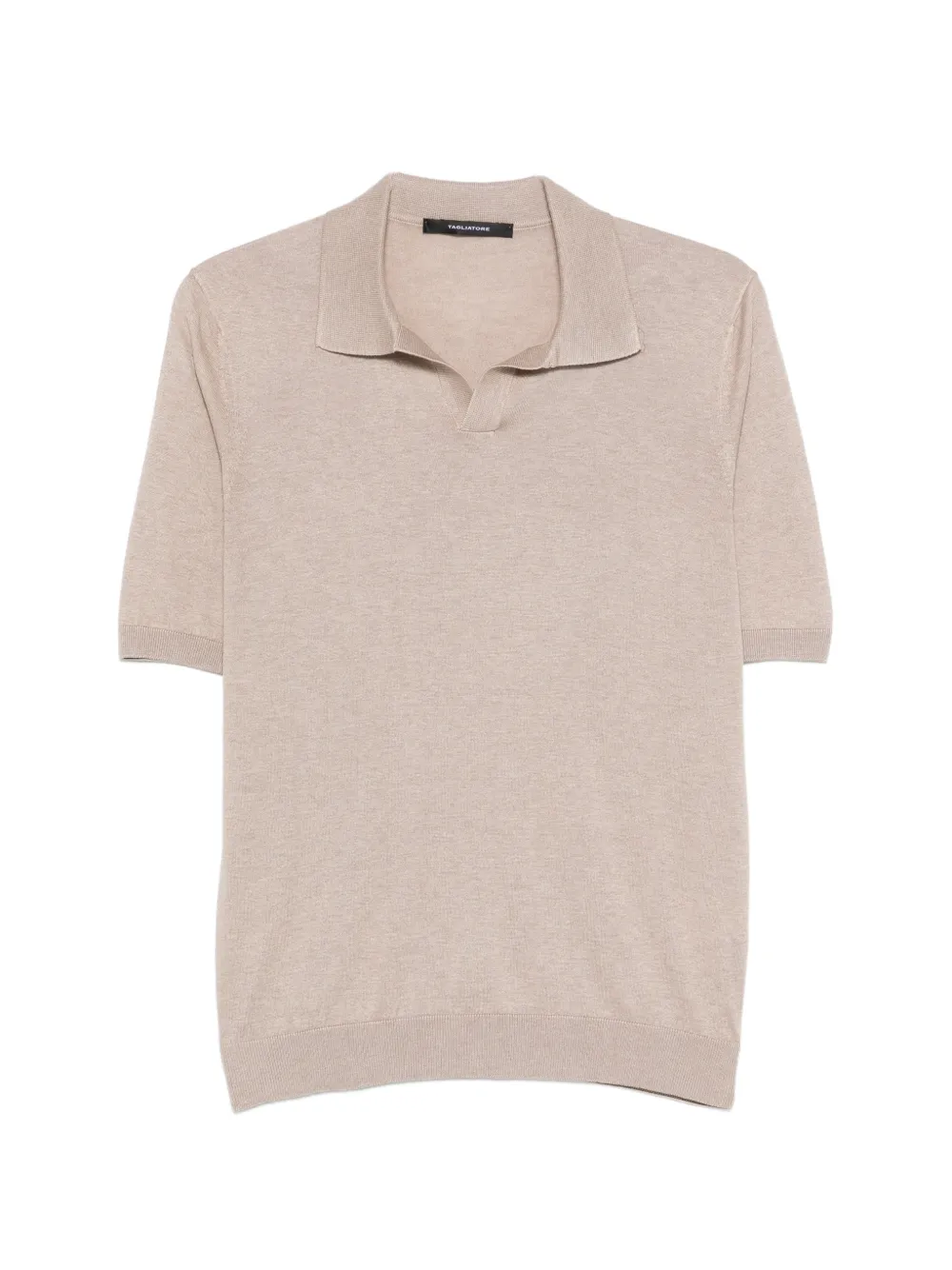 Tagliatore Keith knitted T-shirt - Nude
