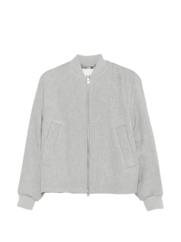 グレー ジップアップ ジャンパー Closed ジップアップ ボンバージャケット | グレー | FARFETCH JP