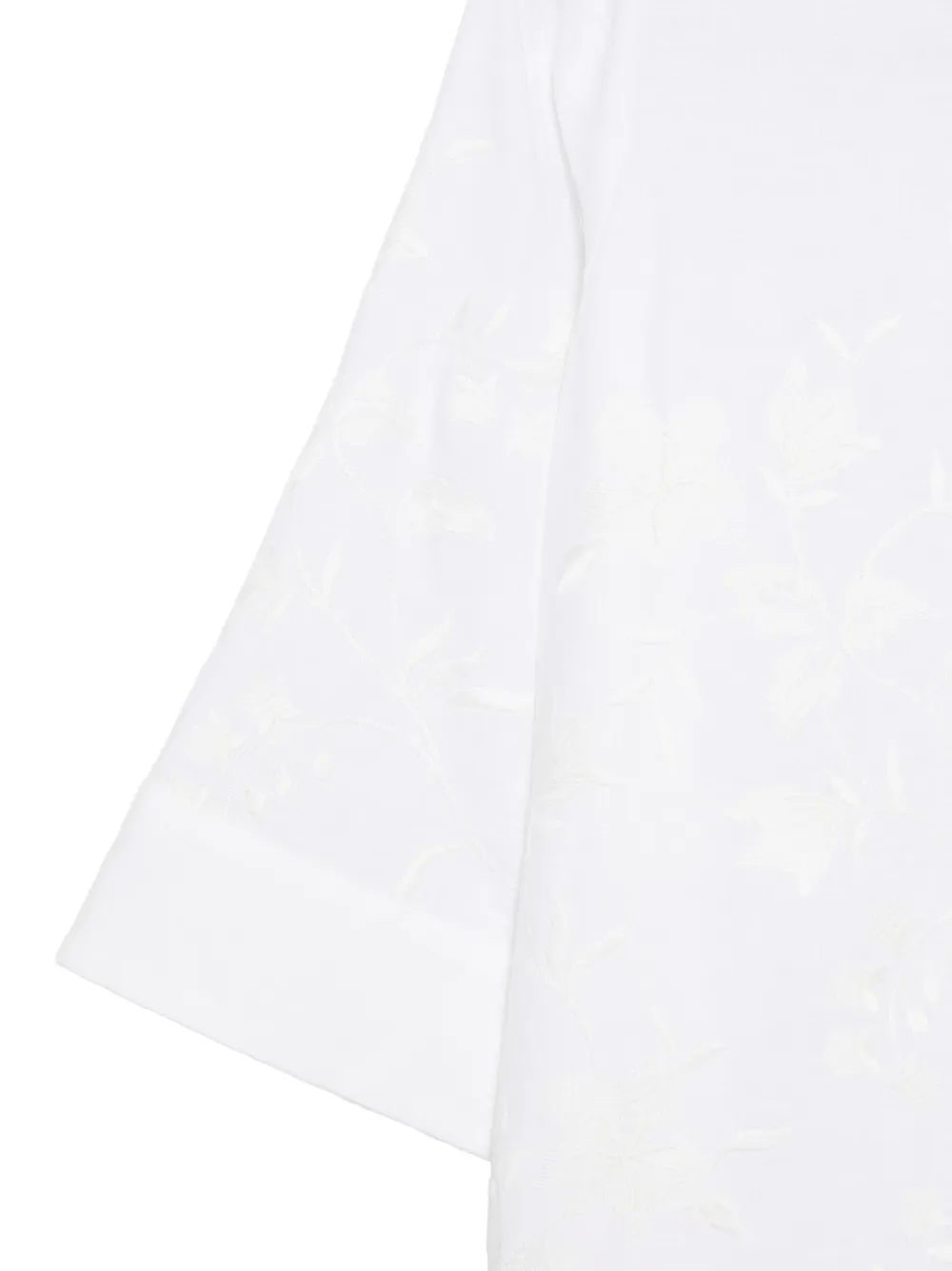 Eleventy Mini-jurk met bloemenprint Wit
