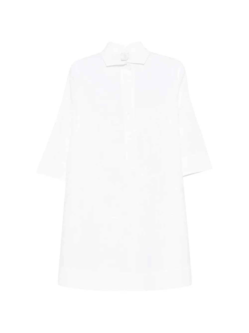 Eleventy floral mini dress - Bianco