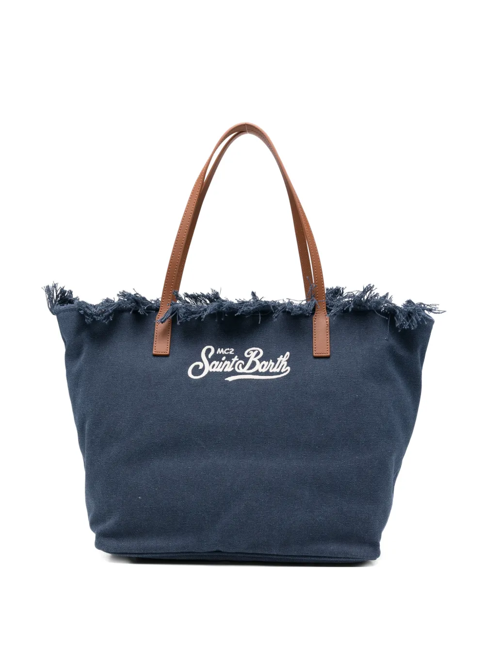 MC2 Saint Barth frayed tote bag - Blu