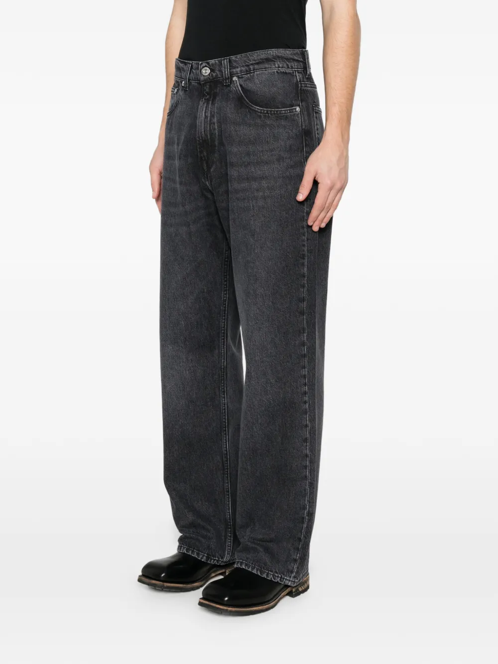 Five-Pocket Straight Jeans