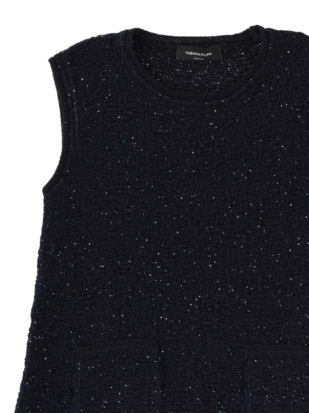 Fabiana Filippi Bouclé mini-jurk Blauw