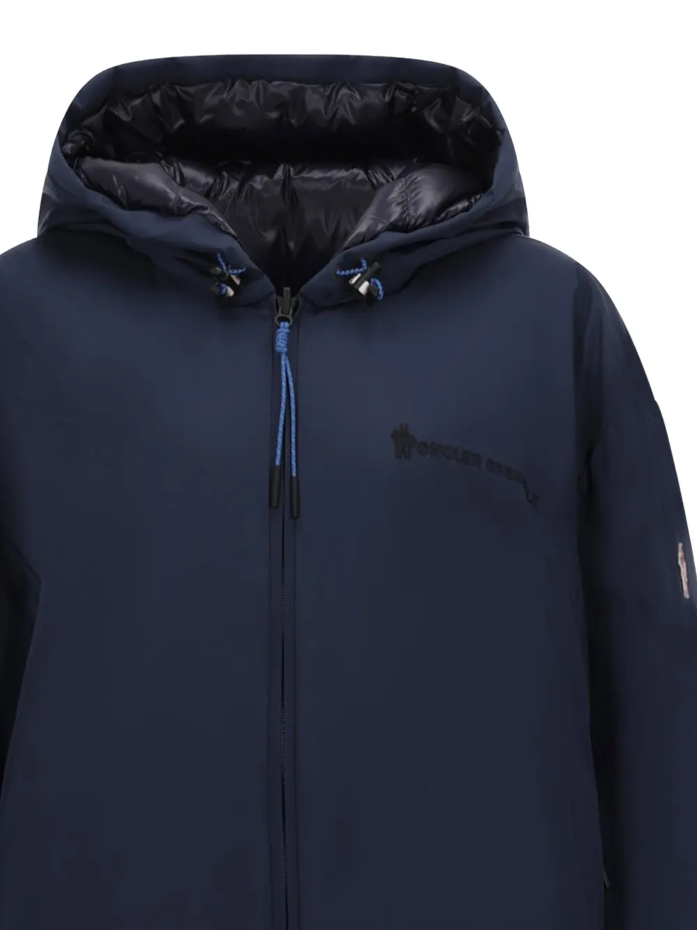 Moncler Grenoble Jack met capuchon Blauw