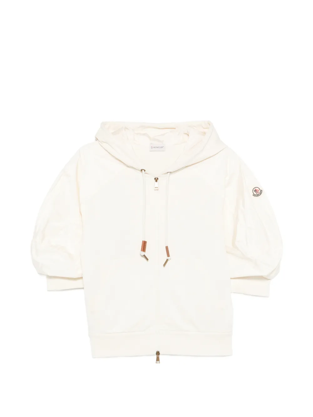 Moncler - Jack met capuchon en pofmouwen - dames - katoen/polyamide