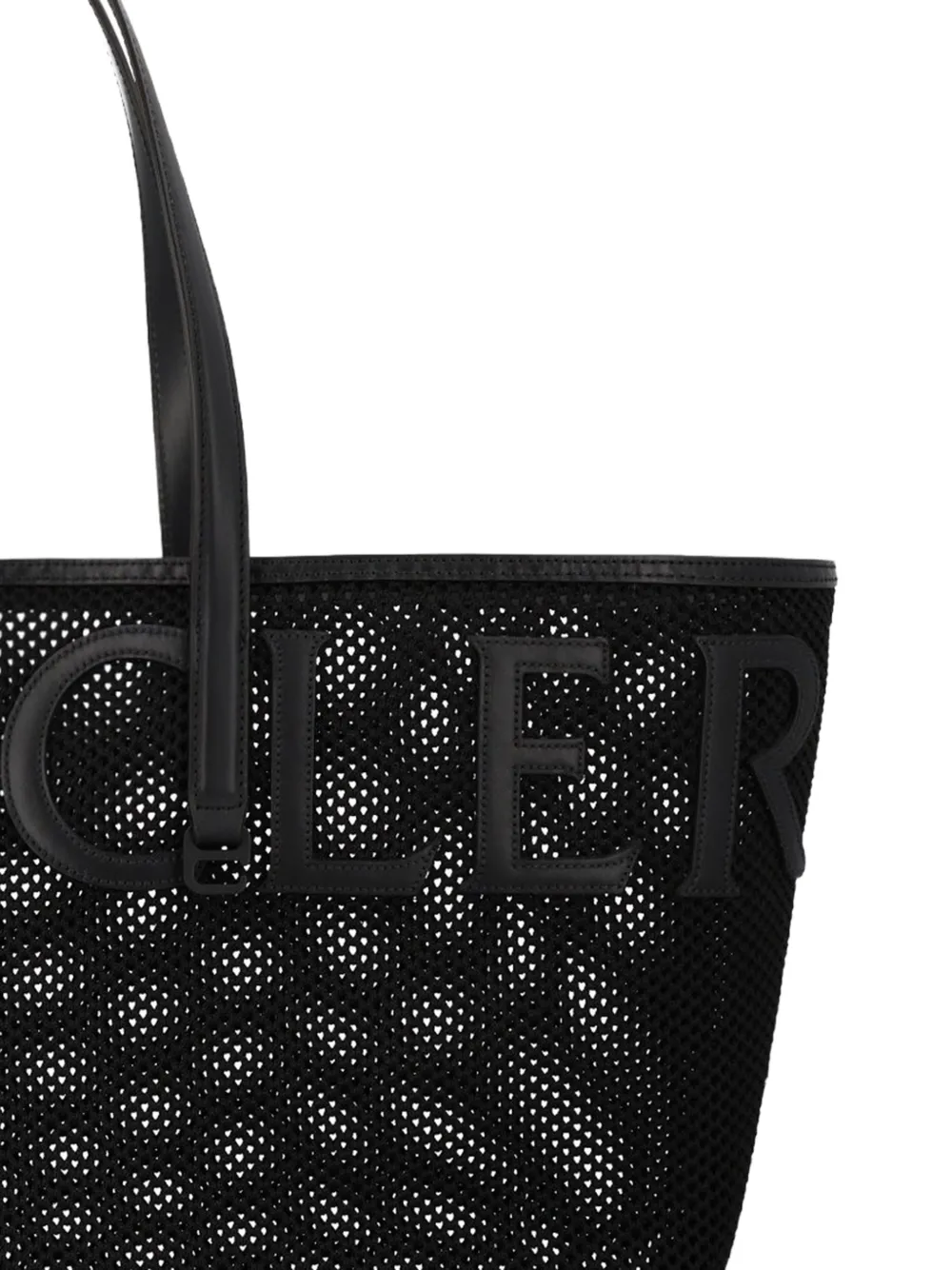 Moncler Shopper met logodetail Zwart