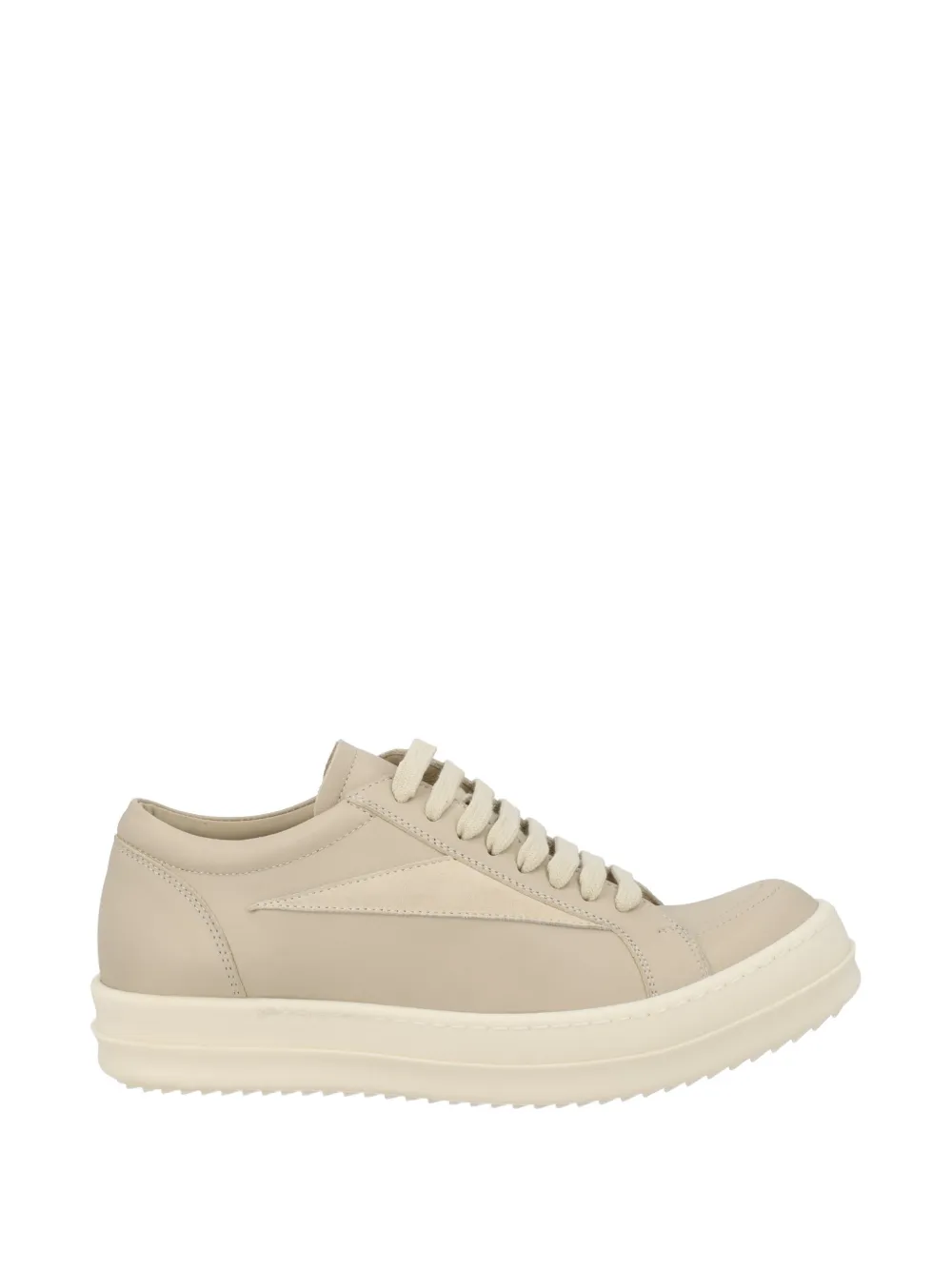 Rick Owens Lateral Detail Sneakers In Neutral
