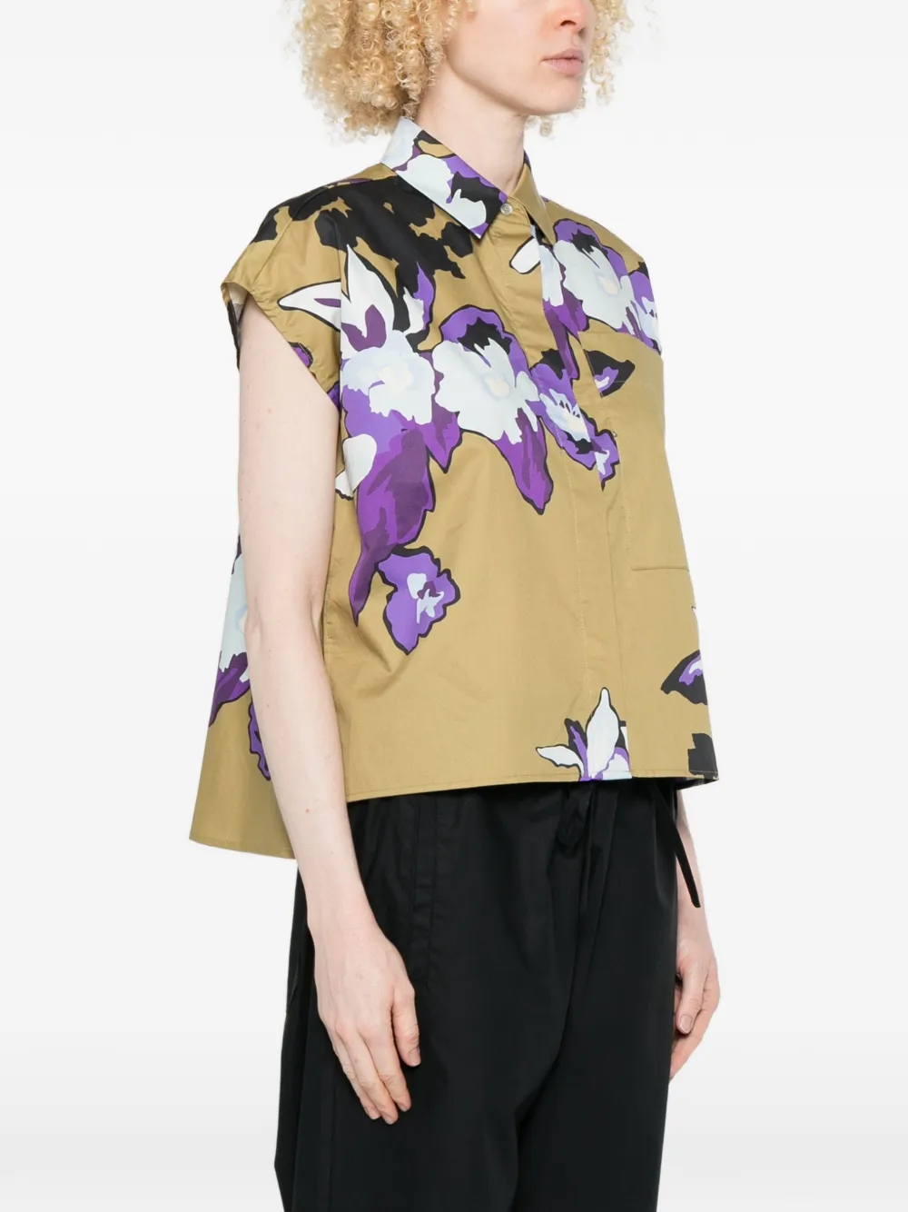  Psophia Floral-print Shirt - Green 