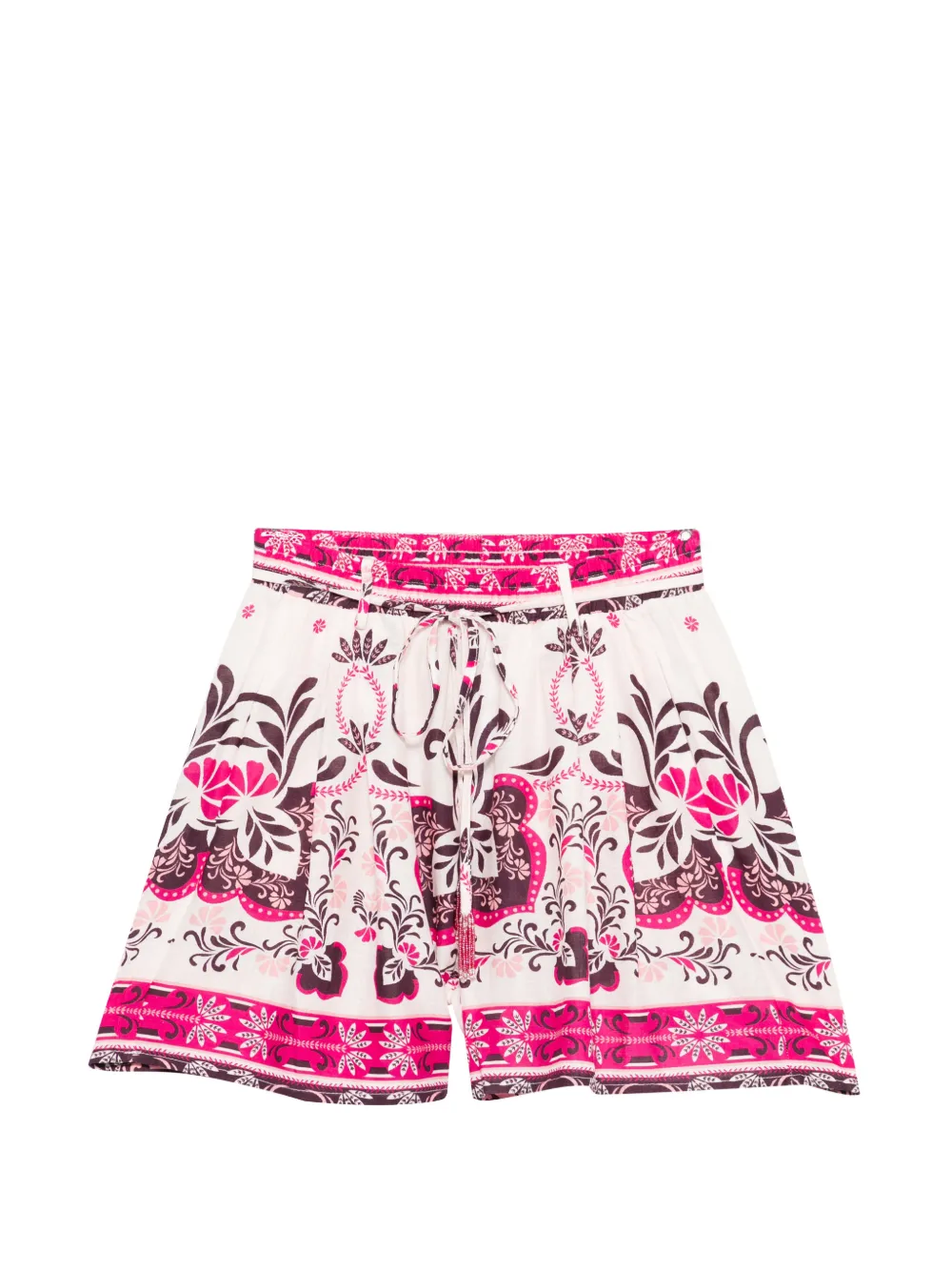 TWINSET floral pleated shorts - Rosa