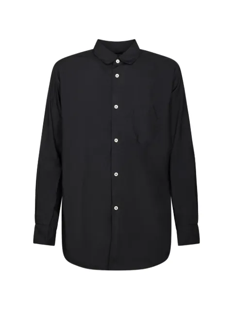 Comme Des Garçons Peter Pan-collar chest-pocket shirt