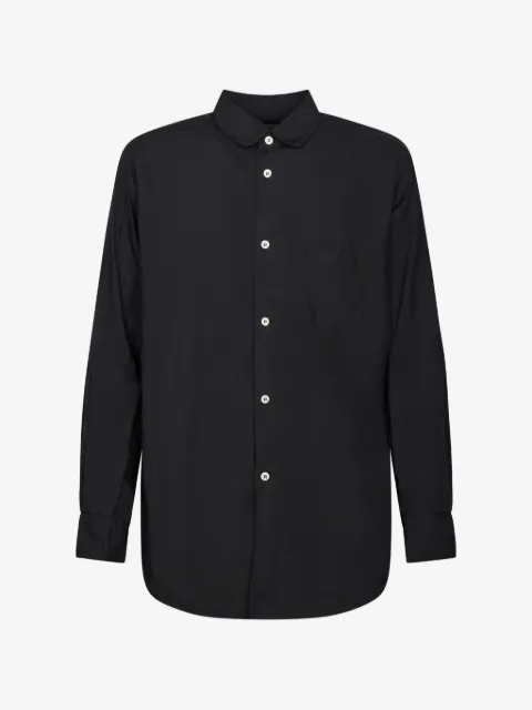 Comme Des Garçons Peter Pan-collar chest-pocket shirt