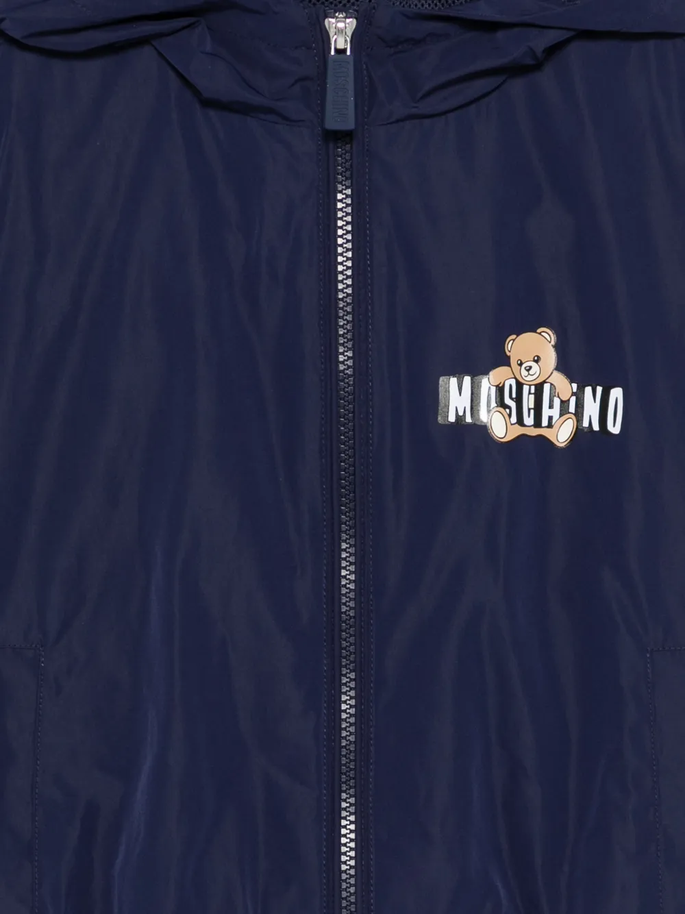 Moschino Kids Jack met capuchon Blauw