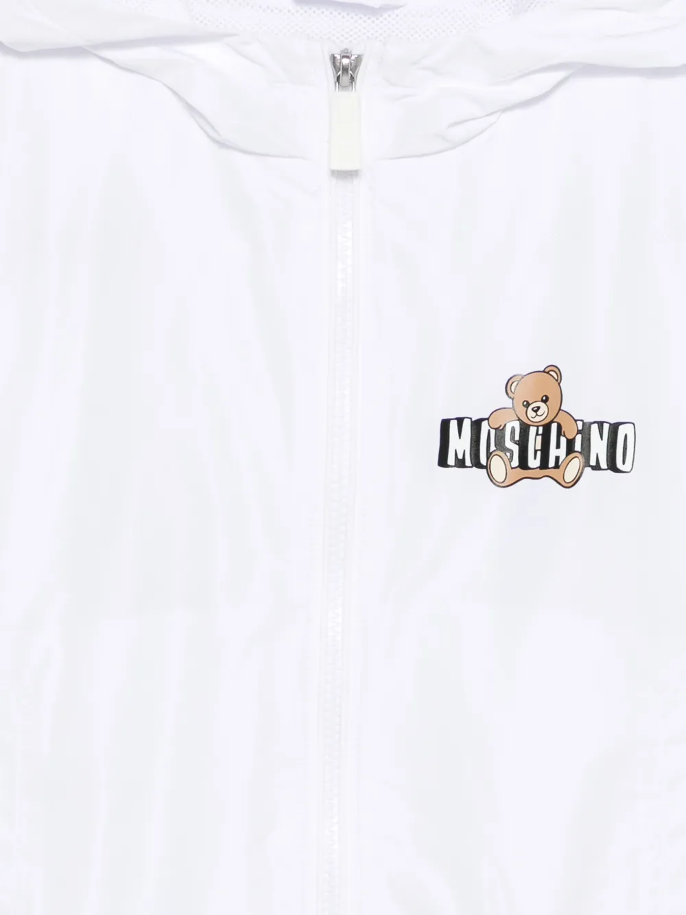 Moschino Kids Jack met capuchon Wit