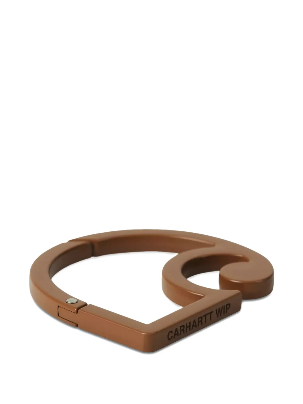 Carhartt WIP Portachiavi con logo C - Marrone