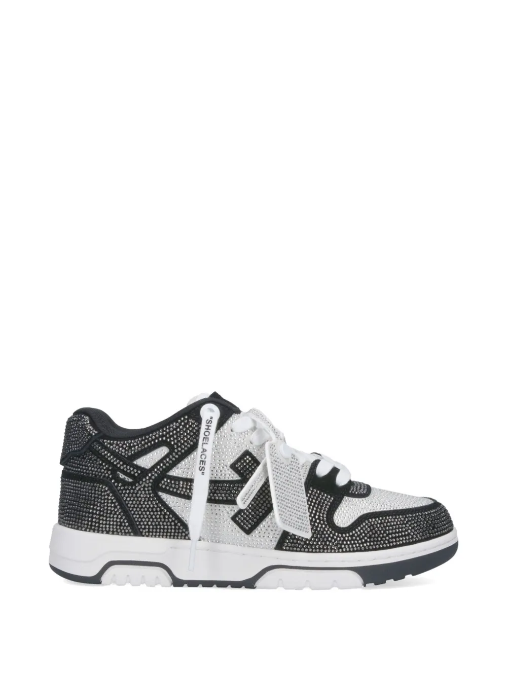 Off-White Arrow embellished sneakers - Nero