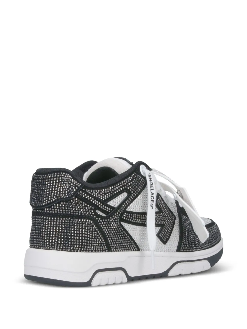 Off-White Arrow embellished sneakers Zwart
