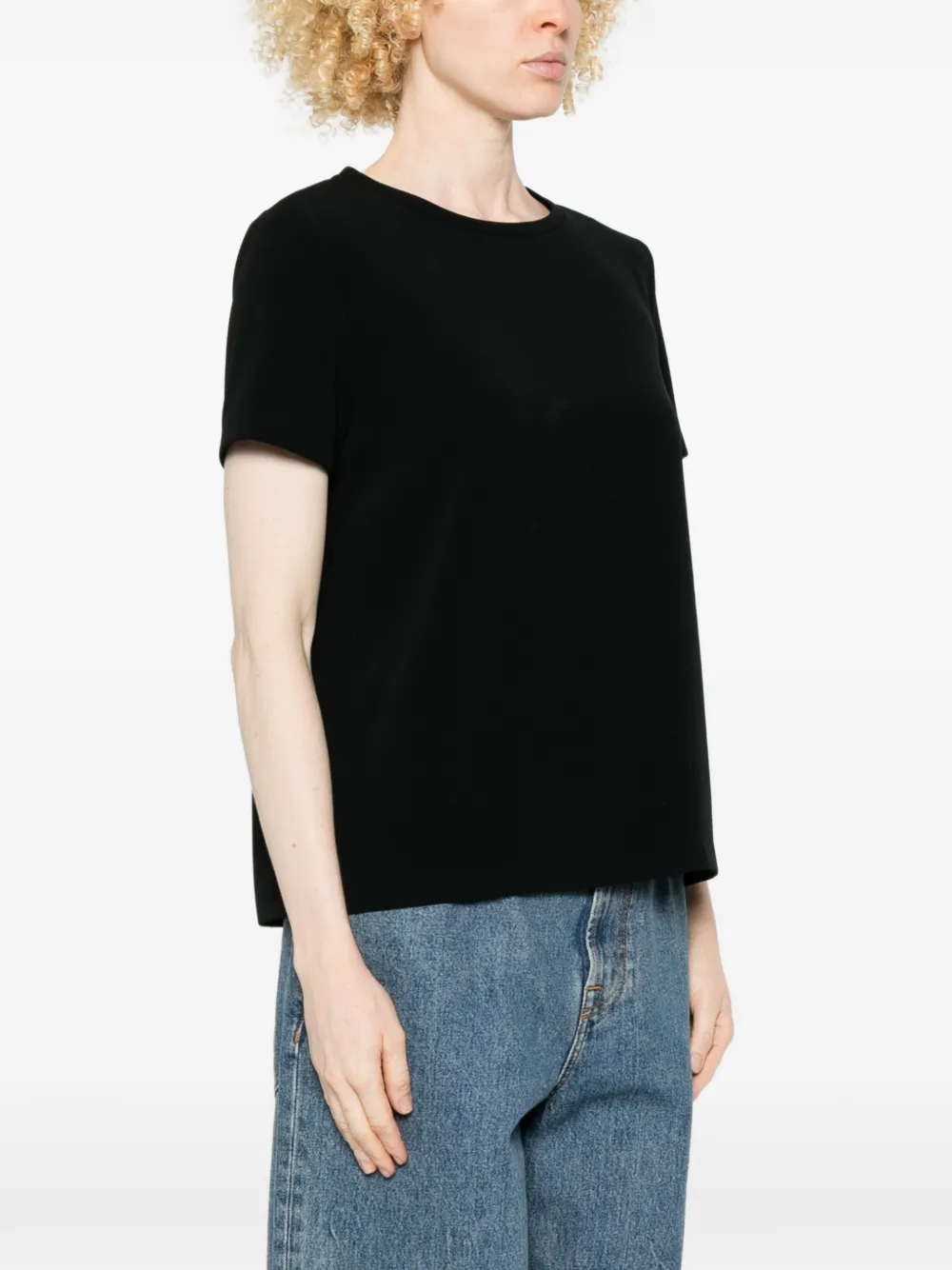 'S Max Mara Smmrebecca T-shirt met korte mouwen Zwart