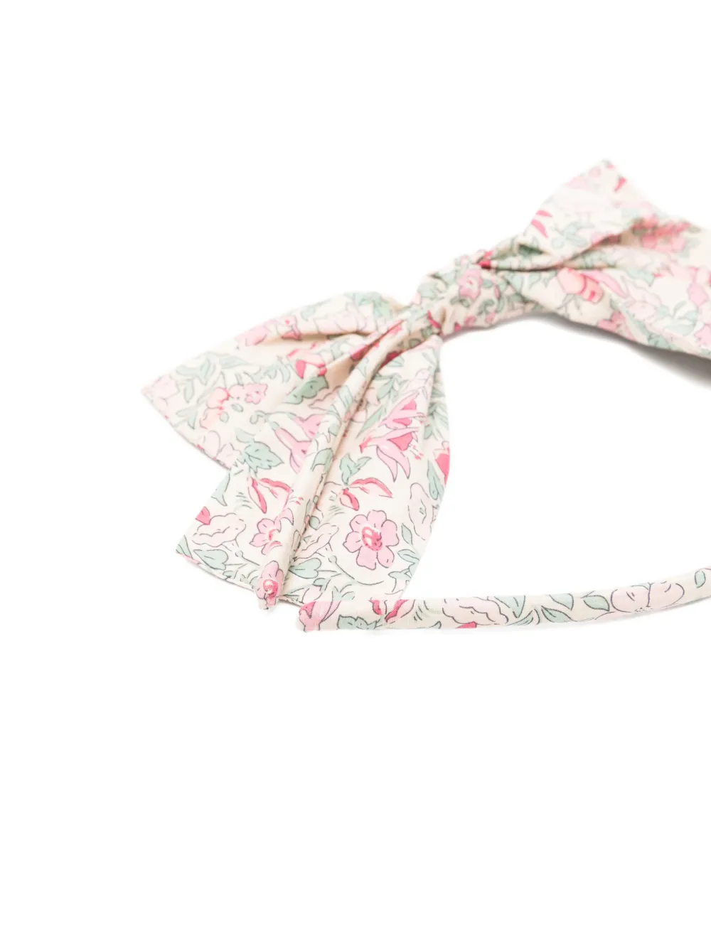 Floral-Print Bow-Detail Hair Accessory