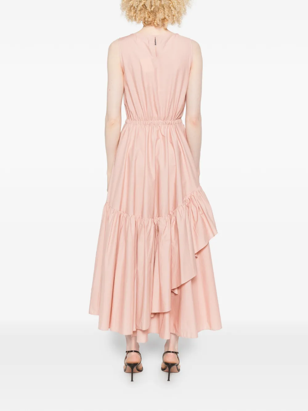 Floral Ruffled Midi Dress