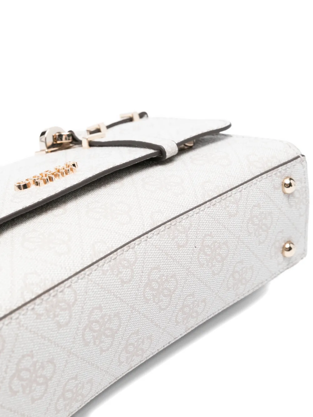  Guess Usa Pattern Chain Shoulder Bag - Grey 