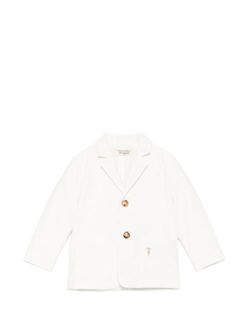 TRUSSARDI JUNIOR button jacket - Toni neutri