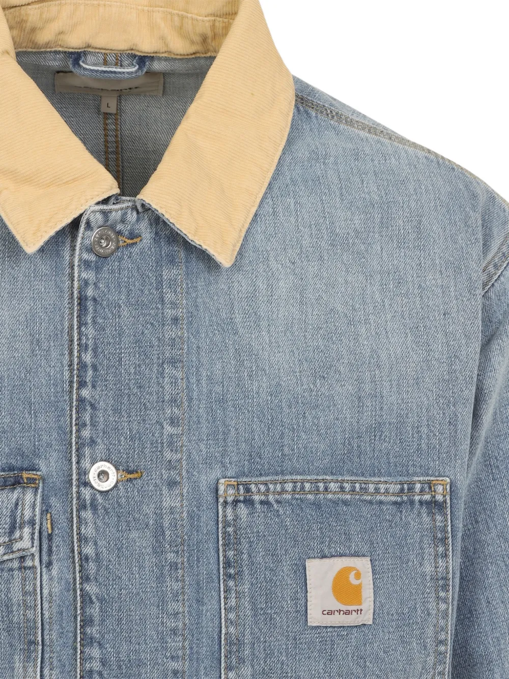 Carhartt WIP Warren Chore jack Blauw
