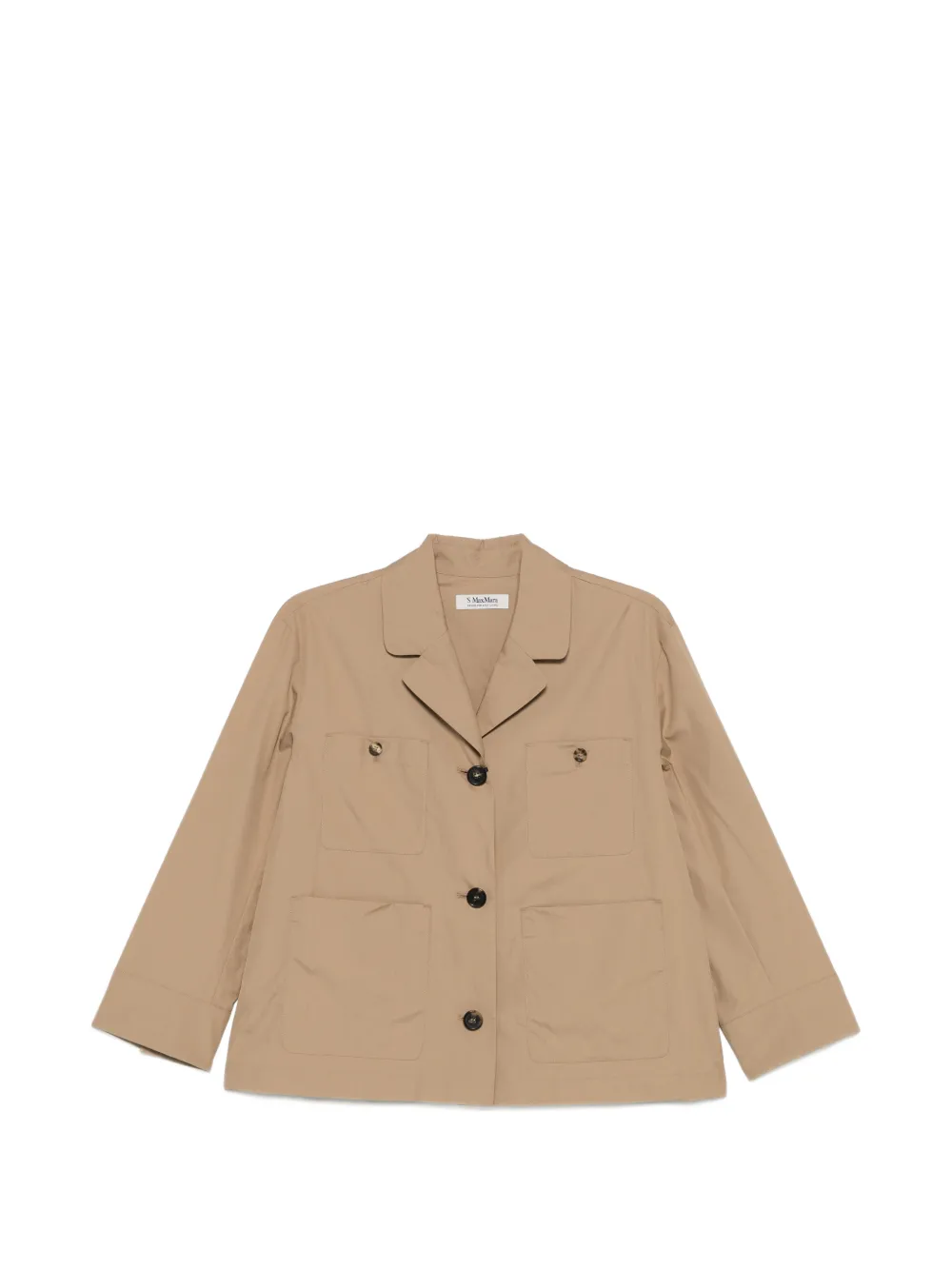 'S Max Mara Smmrenata front-pocket shirt - Toni neutri