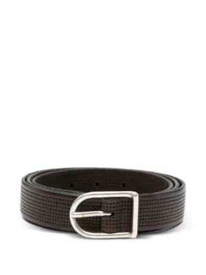 Brioni リバーシブル レザーベルト | ブラック | FARFETCH JP