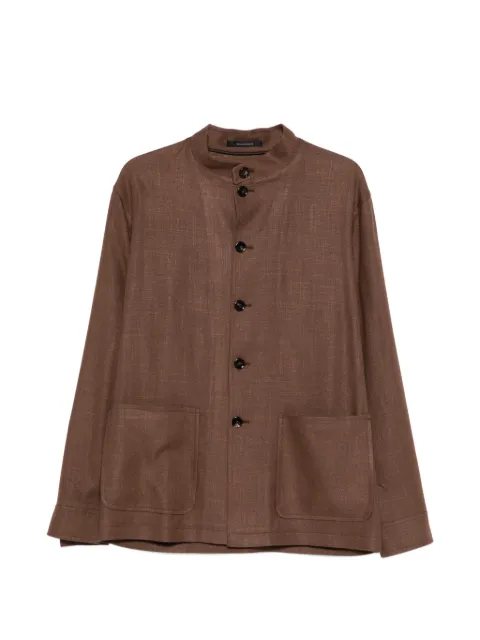 Tagliatore button patch pocket jacket