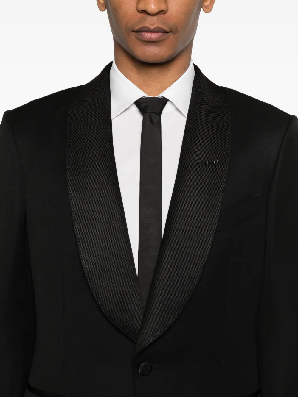 TOM FORD Pak met sjaalkraag Zwart