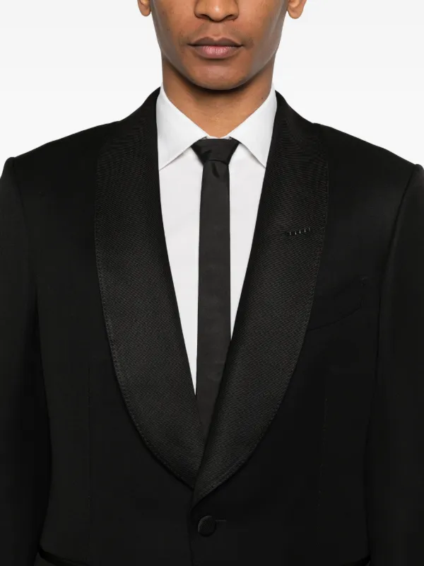 TOM FORD shawl-collar Dinner Suit | Black | FARFETCH