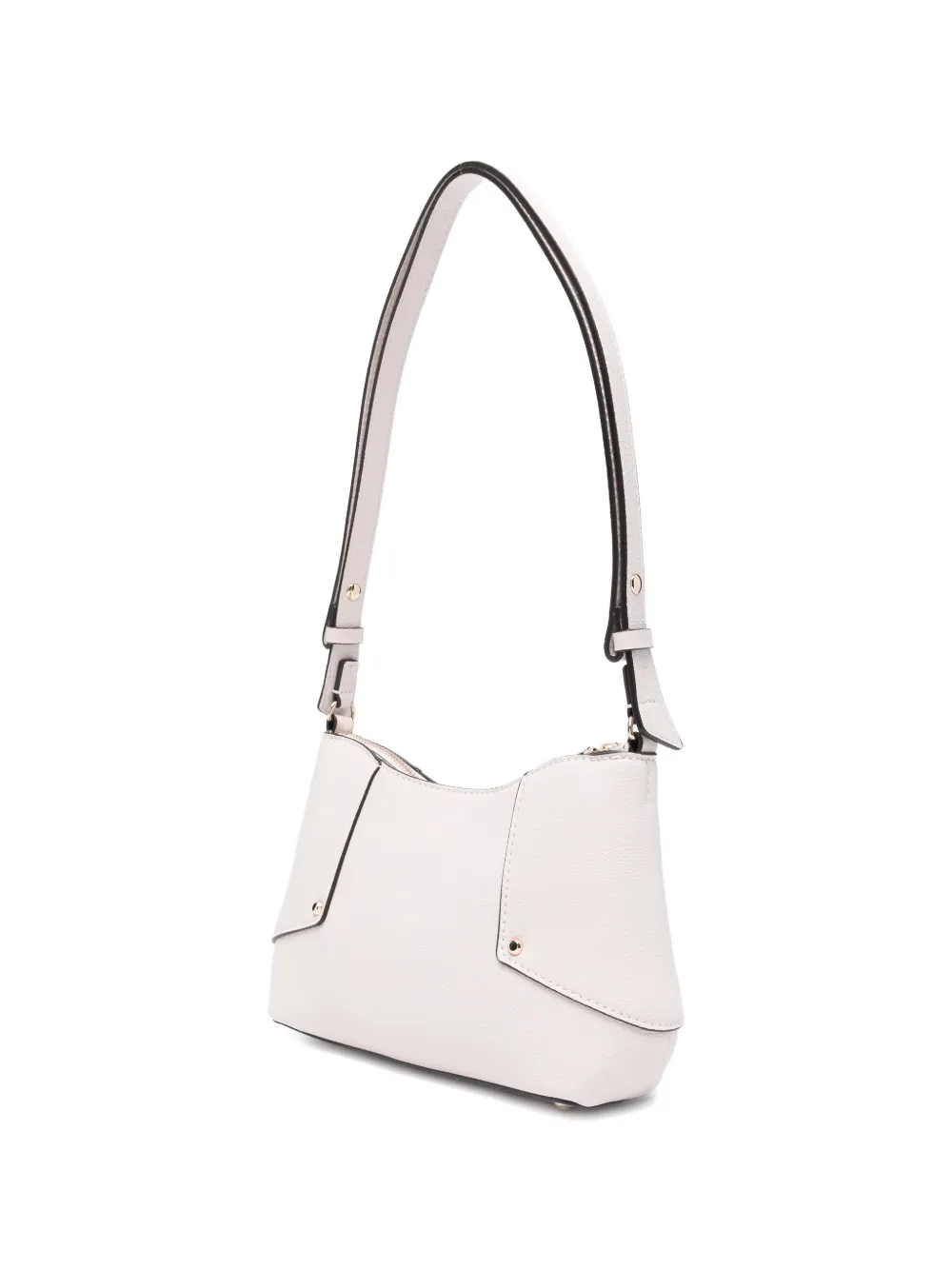 GUESS USA Leren schoudertas Beige